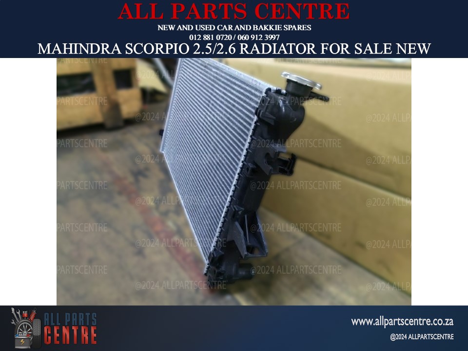 Mahindra Scorpio 2.5/2.6 radiator for sale new