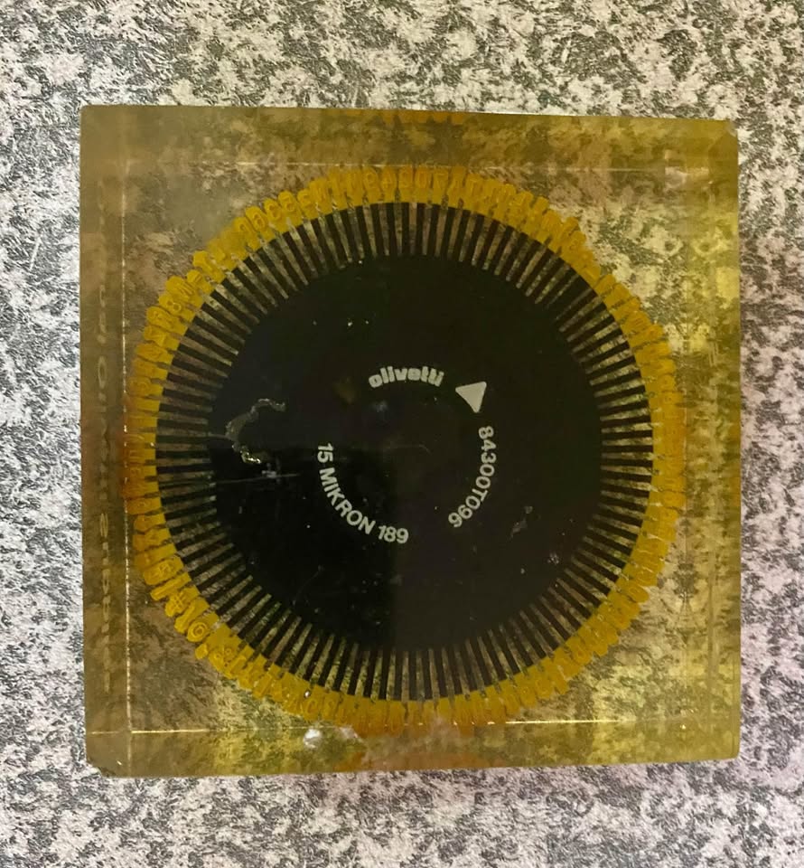 Olivetti Vintage Print Wheel