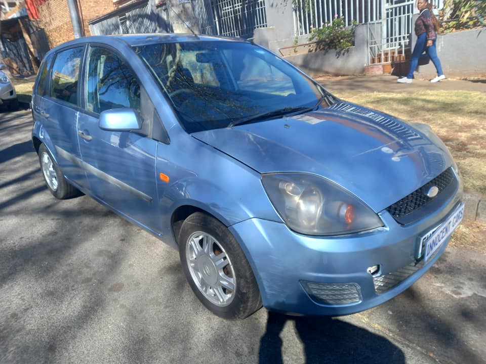 2008 FORD FIESTA 1.6 ENG PETROL, MANUAL, BLUE IN COLOR, MILEAGE