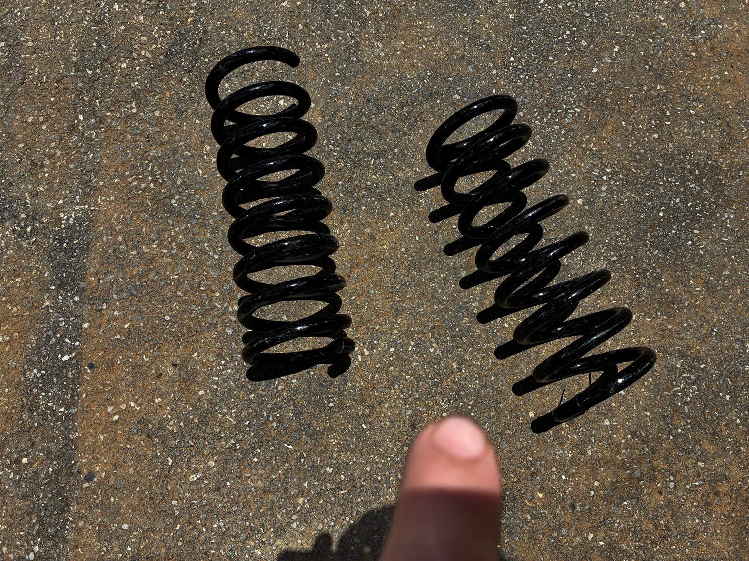 Front drop coil springs - Private Seller Front drop coil springs - Private Seller