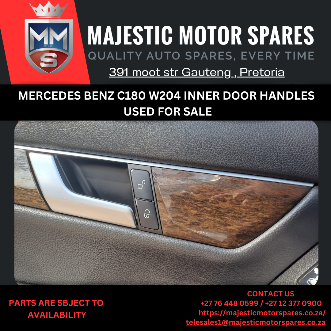 Mercedes benz C180 W204 inner door handles used for sale - Private Seller Mercedes benz C180 W204 inner door handles used for sale - Private Seller