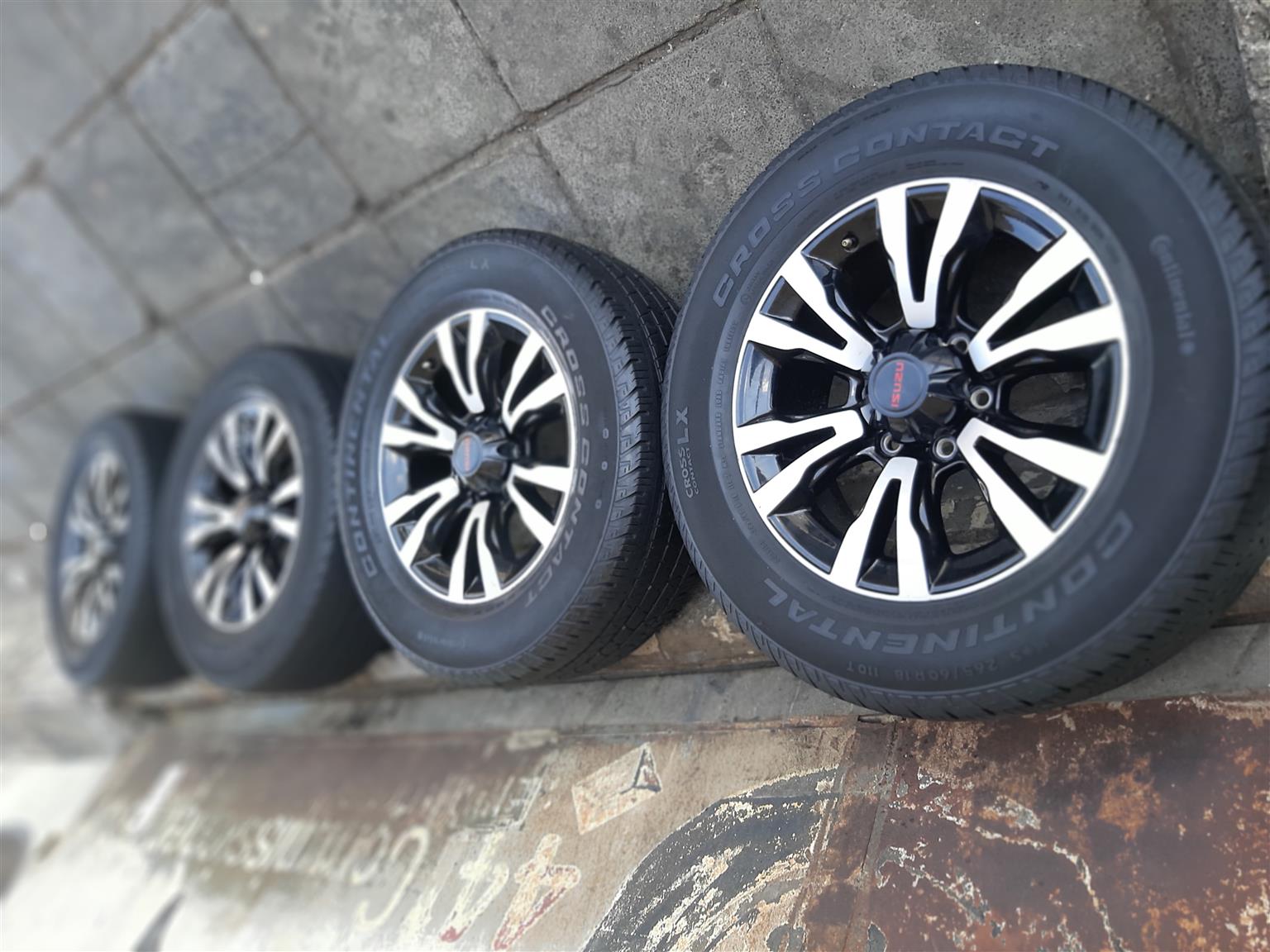18inch Isuzu mags and tyres available - Private Seller 18inch Isuzu mags and tyres available - Private Seller