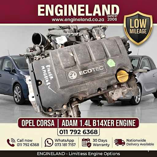 Opel Corsa, Adam 1.4L B14XER engine - Private Seller Opel Corsa, Adam 1.4L B14XER engine - Private Seller