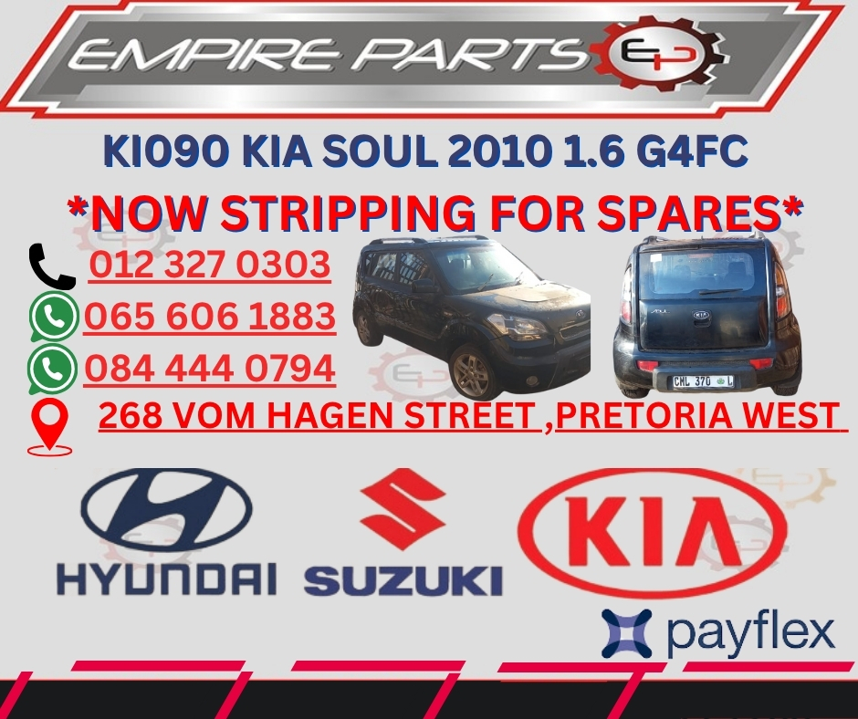 KI090 KIA SOUL 2010 1.6 G4FC *NOW STRIPPING FOR SPARES* - Private Seller