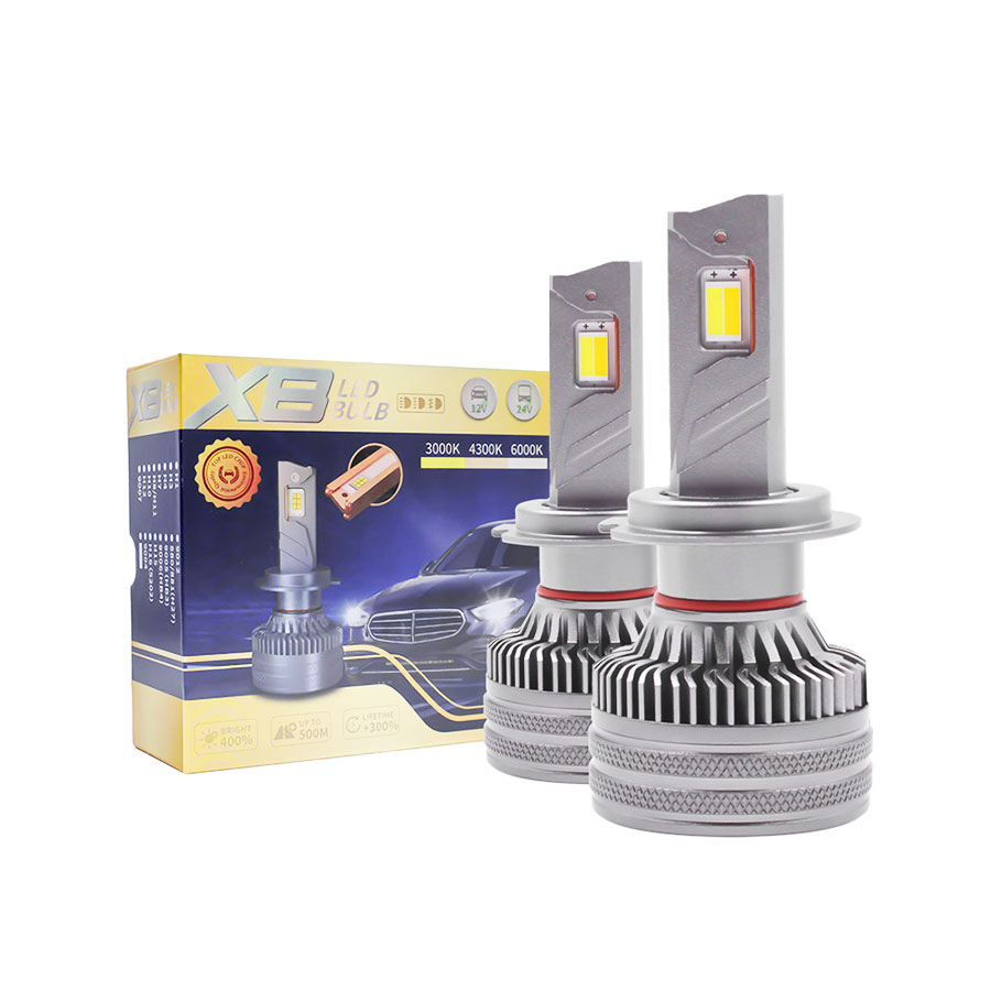 X8 Series 3-Color H8 LED Bulbs