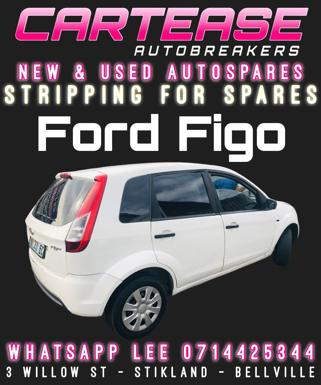 FORD FIGO STRIPPING FOR SPARES (ZCCT) - Private Seller FORD FIGO STRIPPING FOR SPARES (ZCCT) - Private Seller