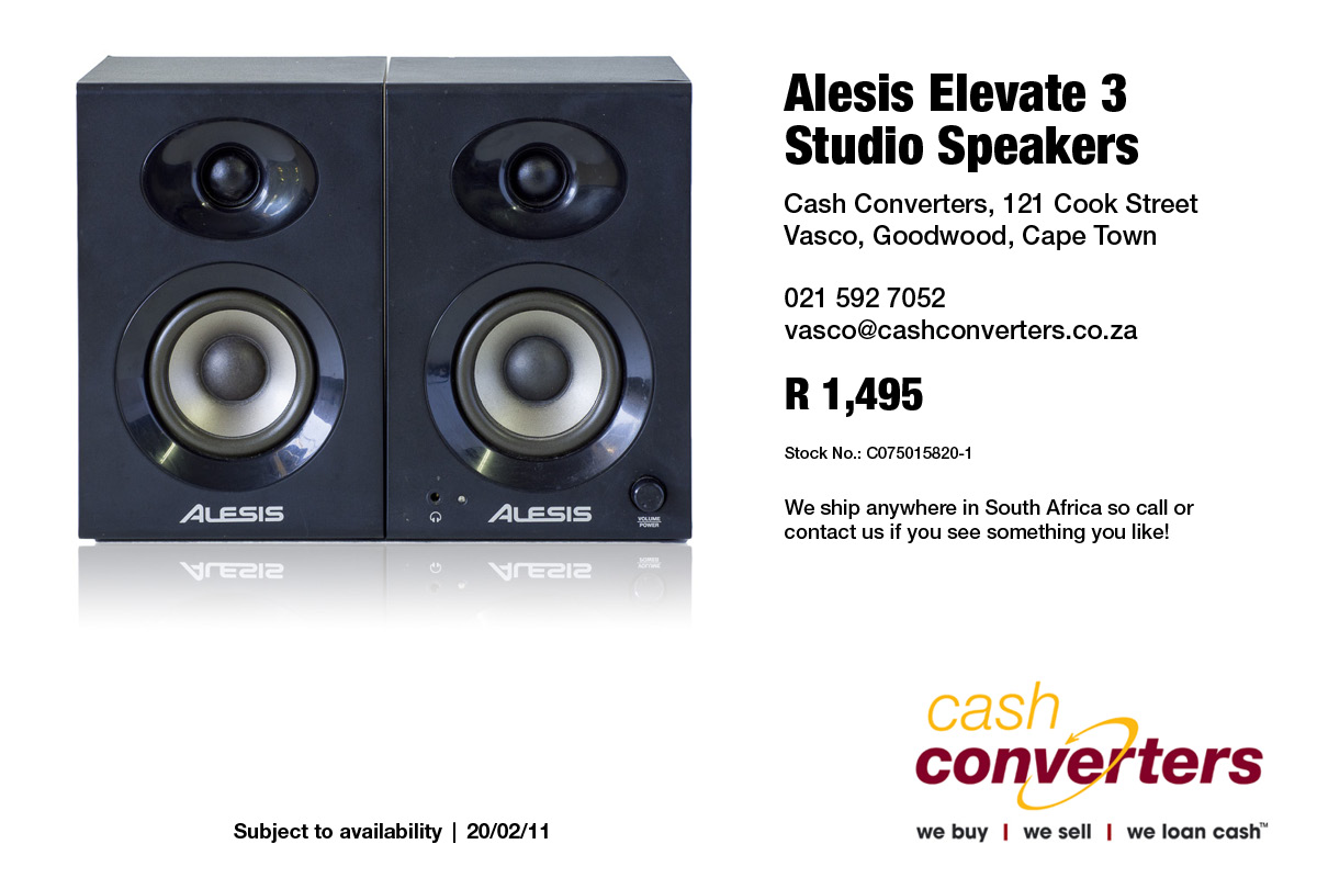 alesis elevate 3 studio monitors