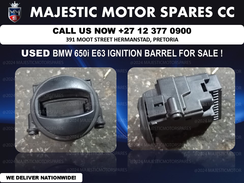 BMW 650i E63 Ignition barrel for Sale - Used - Private Seller BMW 650i E63 Ignition barrel for Sale - Used - Private Seller