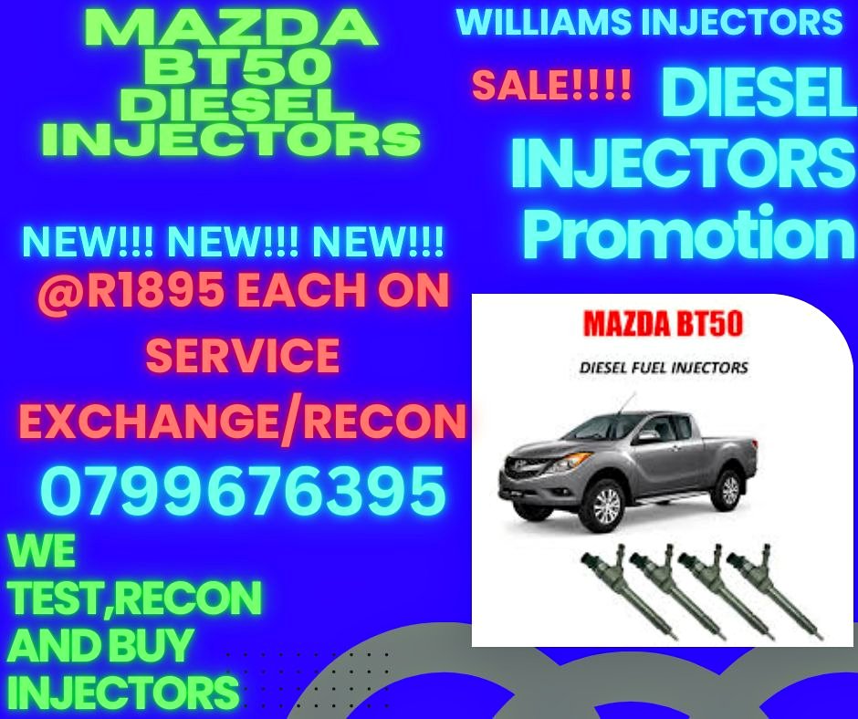 MAZDA BT50 DIESEL INJECTORS - Private Seller