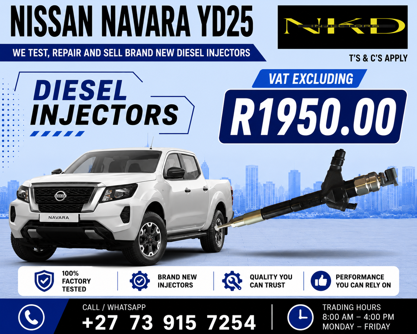 Nissan_Navara_Yd25_Injectors - Private Seller Nissan_Navara_Yd25_Injectors - Private Seller