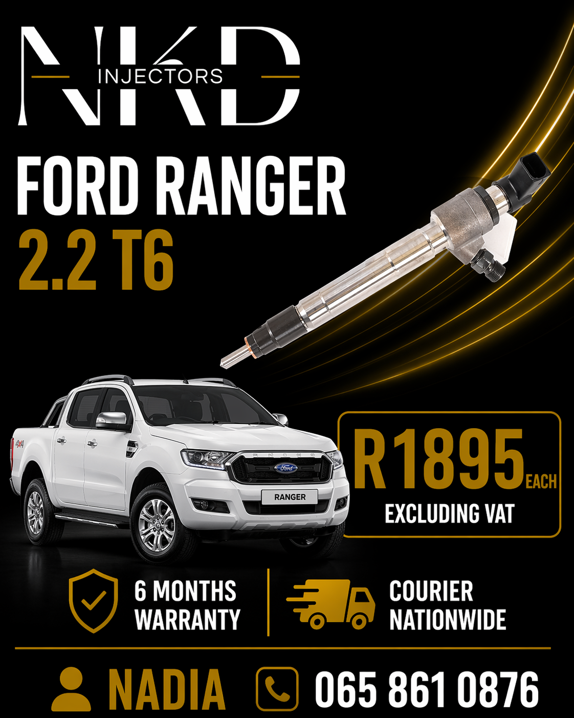DIESEL INJECTORS FOR SALE FOR FORD RANGER 2.2 NATIONWIDE - Private Seller DIESEL INJECTORS FOR SALE FOR FORD RANGER 2.2 NATIONWIDE - Private Seller