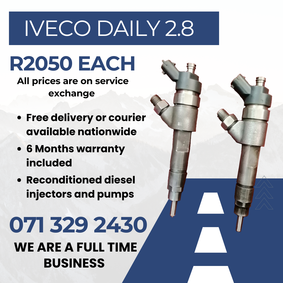 IVECO DAILY 2.8 INJECTORS FOR SALE WITH WARRANTY - Private Seller IVECO DAILY 2.8 INJECTORS FOR SALE WITH WARRANTY - Private Seller