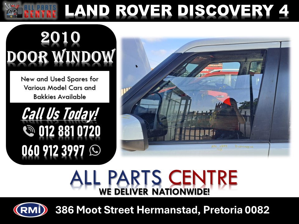 Door window for 2010 Land Rover Discovery 4 Door window for 2010 Land Rover Discovery 4