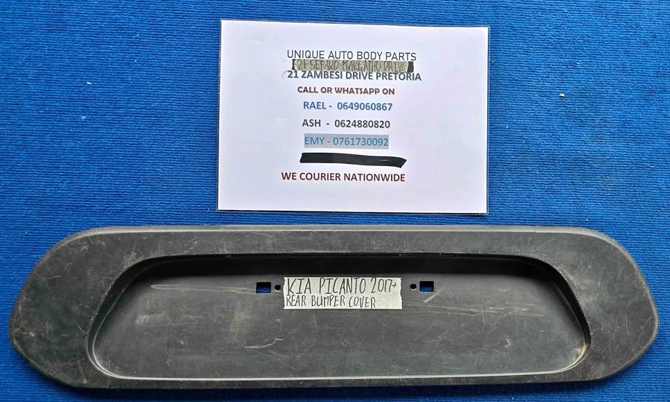 Kia Picanto 2017 + Rear Bumper Center Cover