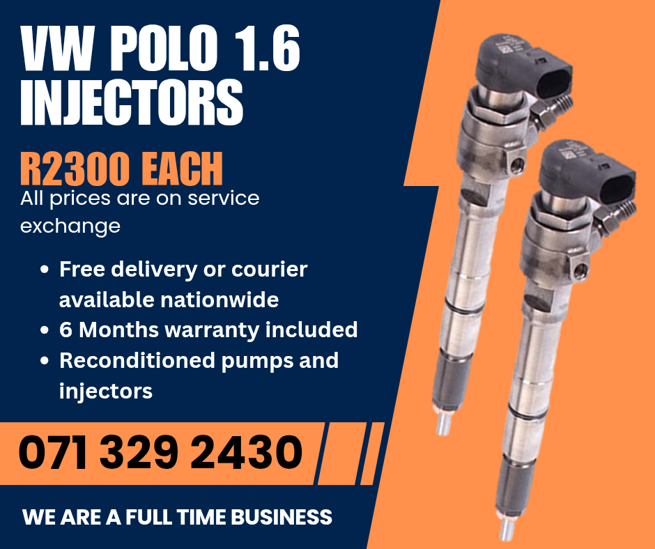 VW POLO 1.6 INJECTORS FOR SALE WITH WARRANTY - Private Seller VW POLO 1.6 INJECTORS FOR SALE WITH WARRANTY - Private Seller