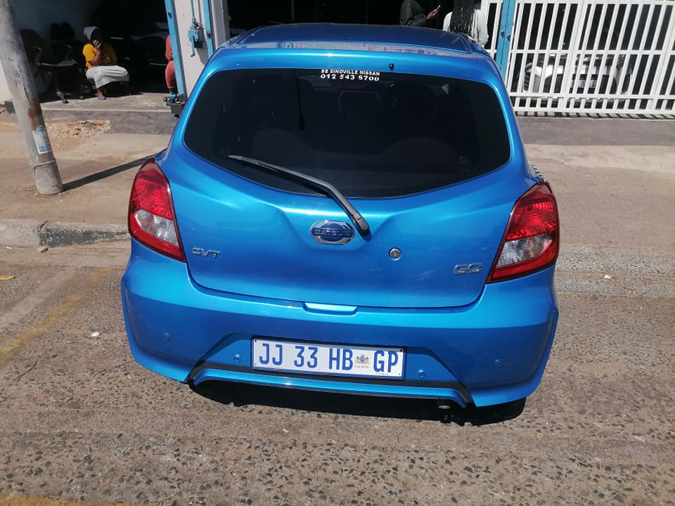 2019 Datsun Go 1.2 Automatic Hatchback with a Service book and spare key and a Nice interior seat