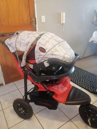 Chelino pram and car 2024 seat