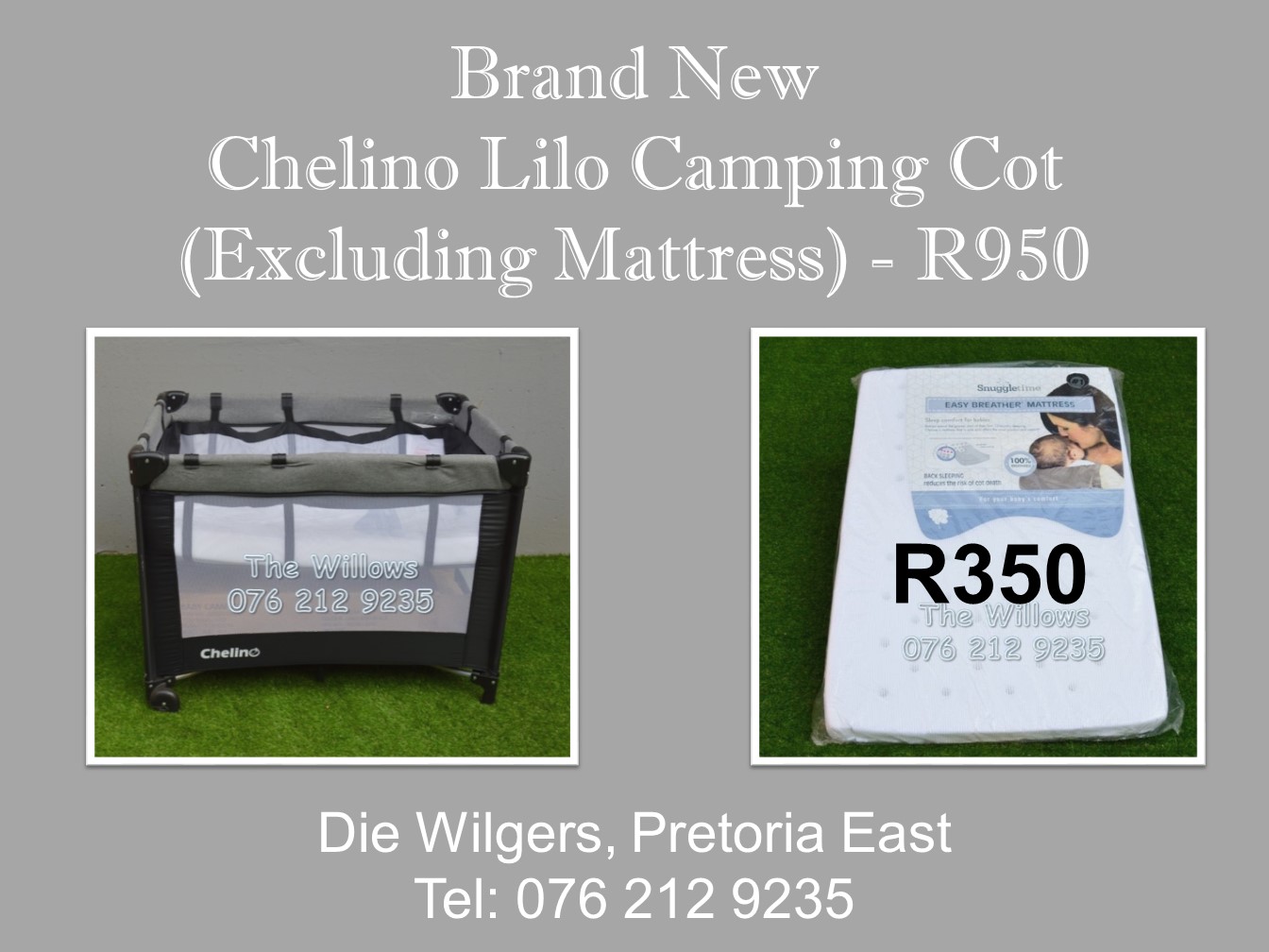 chelino lilo camp cot
