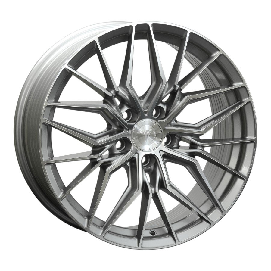 18″ Flowtec F117H01 5/100 Brush Finish Titanium Alloy Wheels