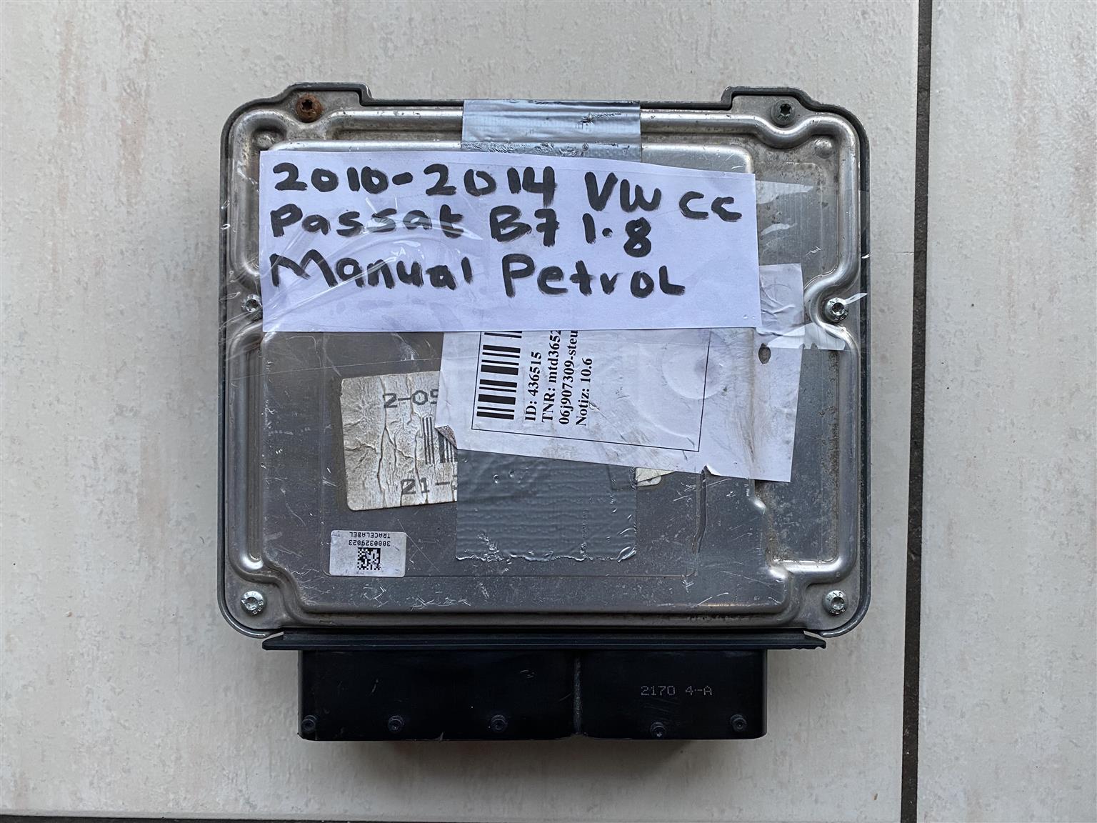 Vw Passat cc b7  1.8 manual petrol computer box for sale in good condition - Private Seller