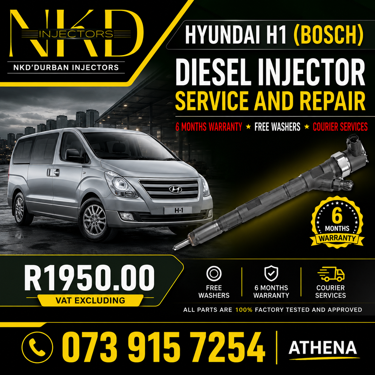 Recondition_Injectors_Hyundai_H1_Bosch - Private Seller Recondition_Injectors_Hyundai_H1_Bosch - Private Seller