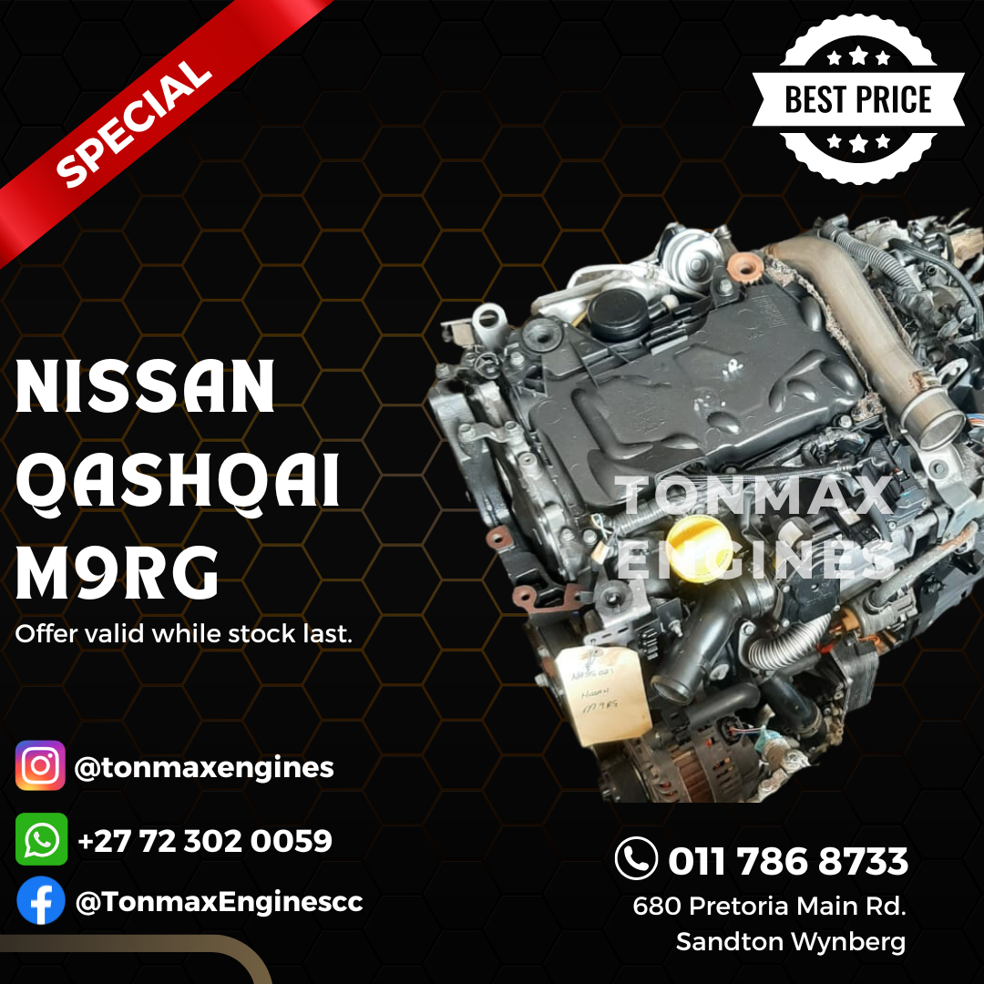 Nissan Qashqai M9RG Engines for Sale - Private Seller Nissan Qashqai M9RG Engines for Sale - Private Seller