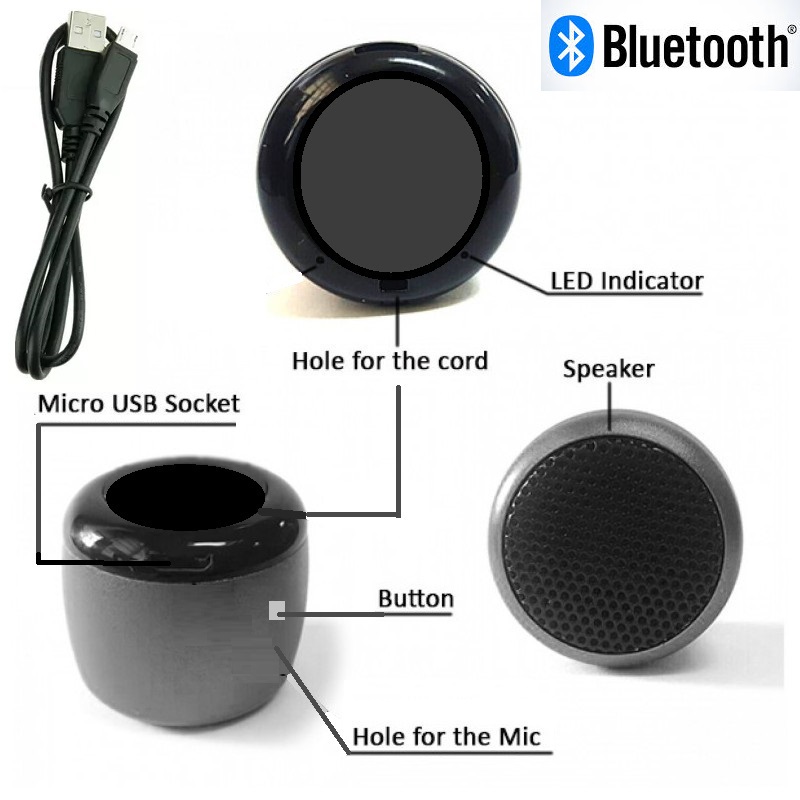 Nano Portable Wireless (Bluetooth) Speaker. Rechargeable Durable Wireless. NEW.