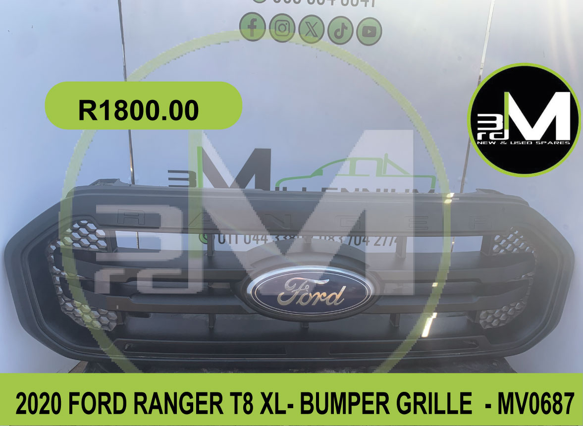 BUMPER GRILLE - FORD RANGER T8 XL - Private Seller BUMPER GRILLE - FORD RANGER T8 XL - Private Seller