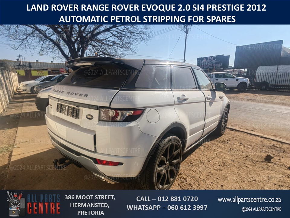 Land Rover Evoque Si4 2.0 2012 Petrol Automatic Stripping for Spares