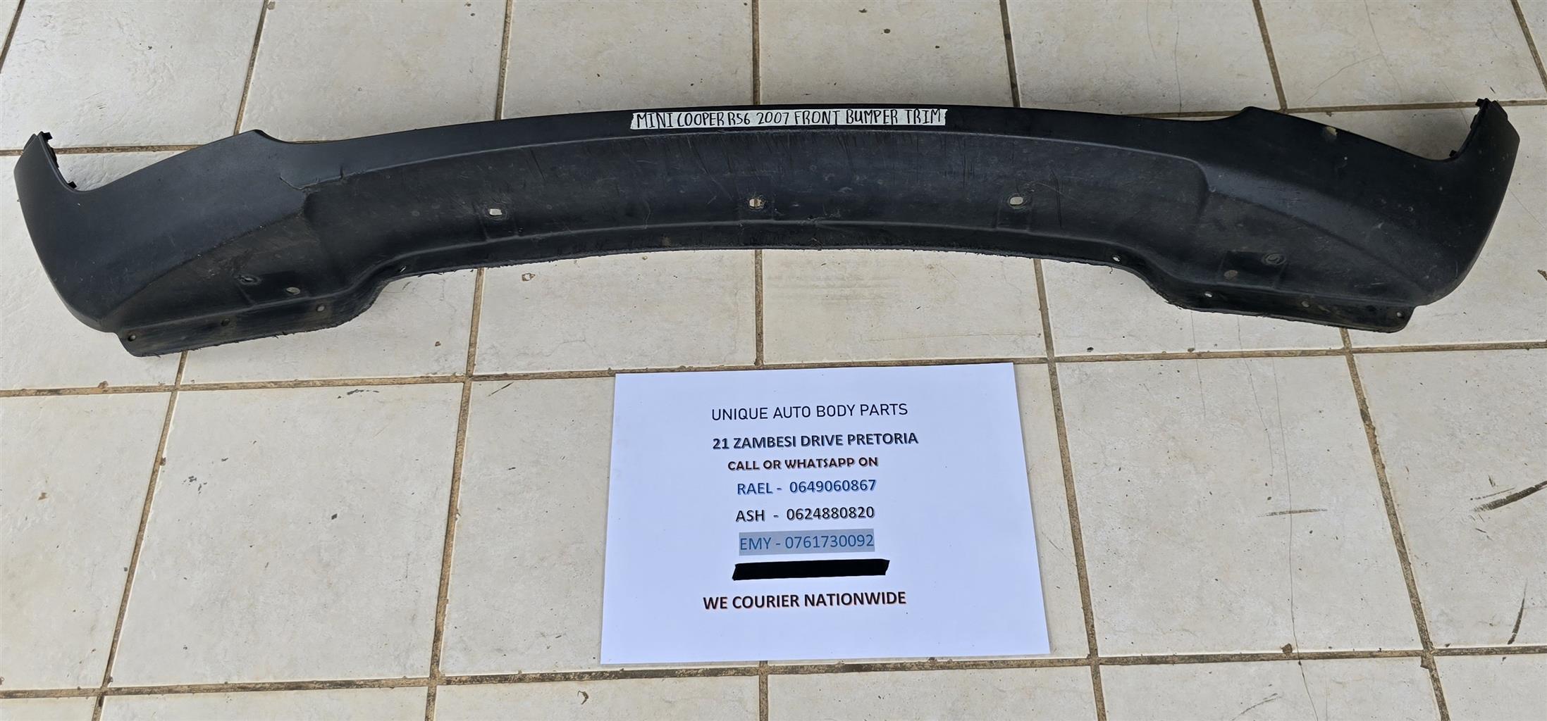 Mini Cooper R56 2007 Front Bumper Trim Mini Cooper R56 2007 Front Bumper Trim