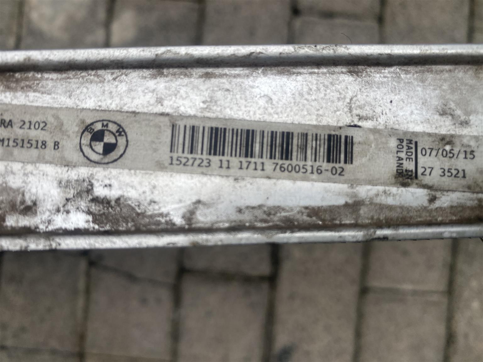 2017 BMW 4 SERIES F32 420D COUPE RADIATOR AND INTERCOOLER FOR SALE - Private Seller