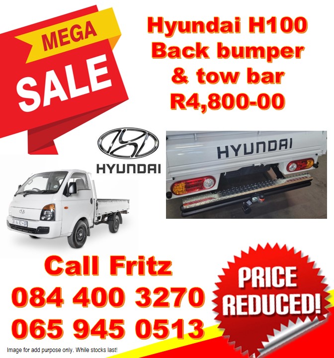 Hyundai H100 back bumper and tow bar for sale. - Private Seller Hyundai H100 back bumper and tow bar for sale. - Private Seller