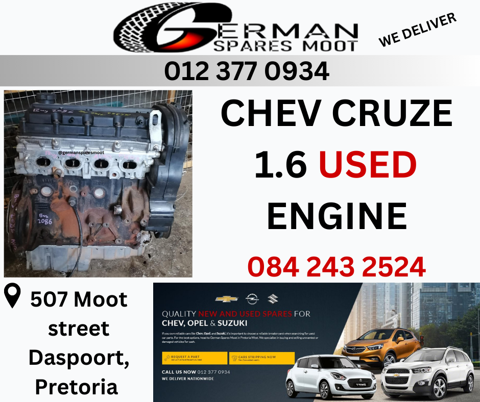 Engine for Chev Cruze 1.6 - Private Seller Engine for Chev Cruze 1.6 - Private Seller