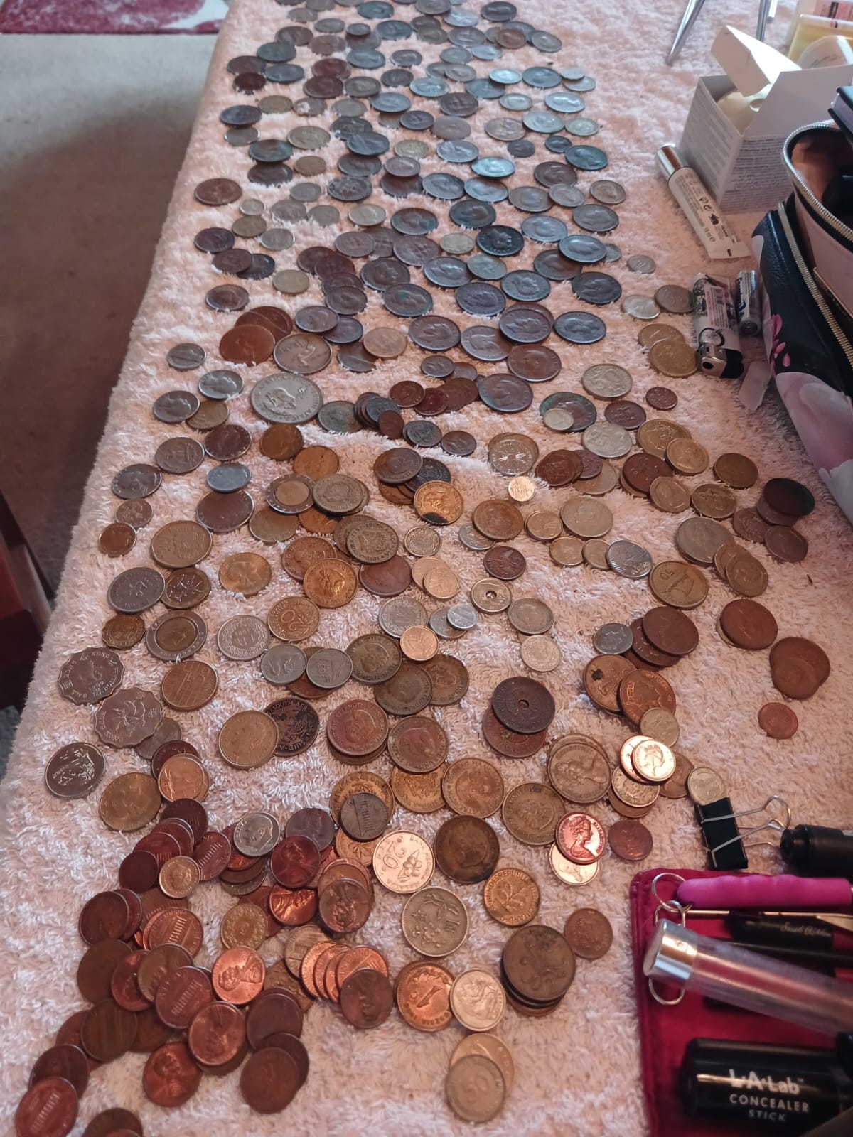 Old. Coins. Notes