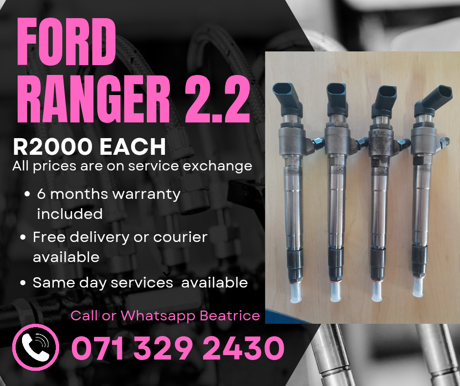 FORD RANGER 2.2 DIESEL INJECTORS FOR SALE WITH WARRANTY