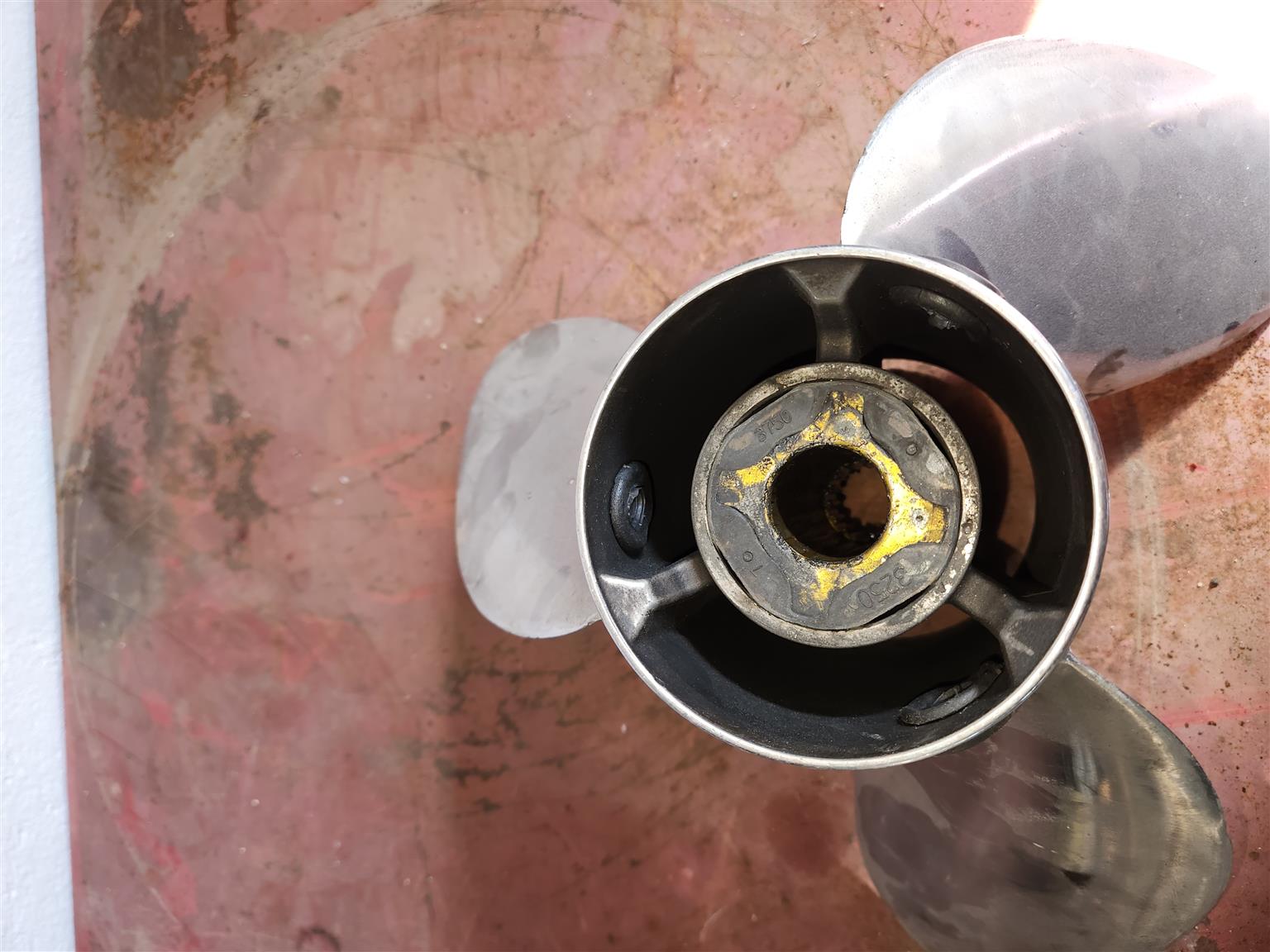 25 Pitch Raker Stainless Steel Prop for sale