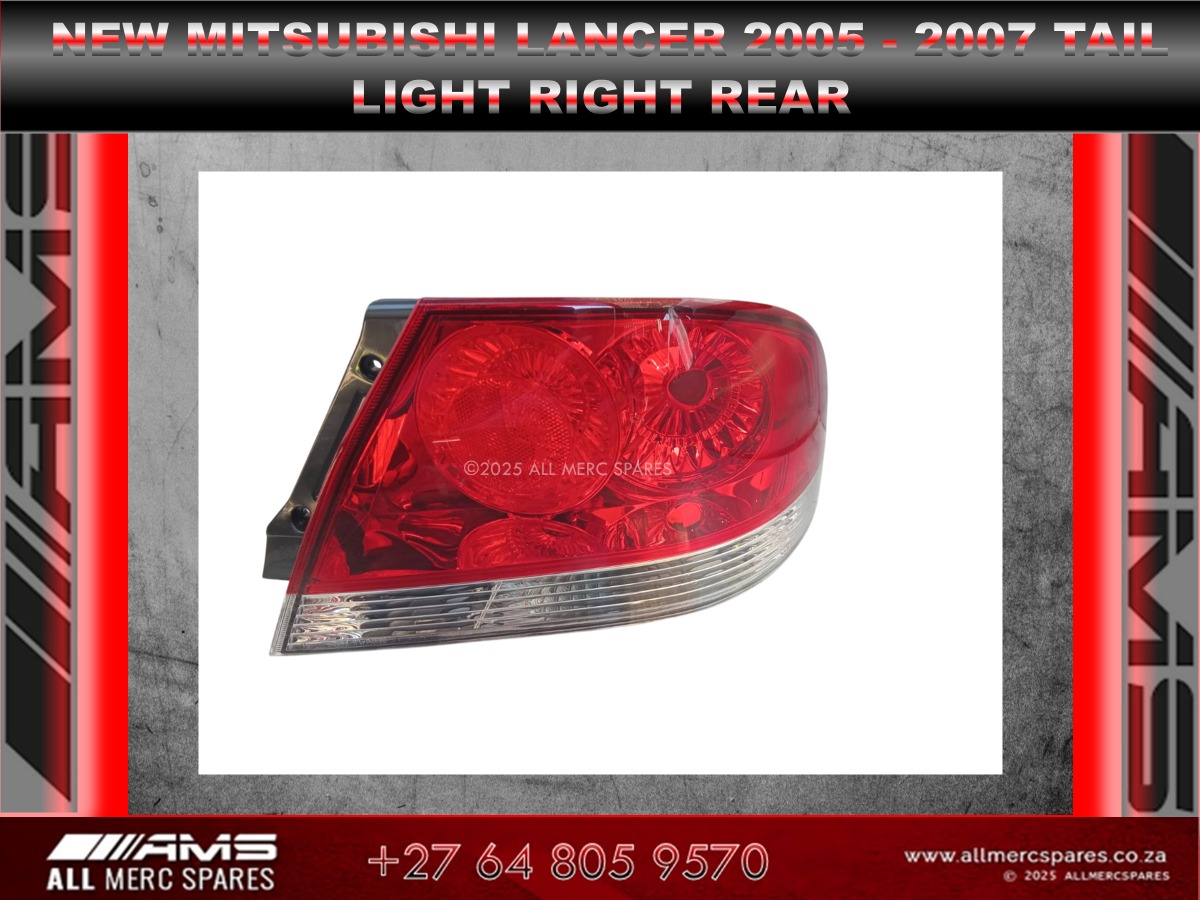 NEW MITSUBISHI LANCER 2005–2007 RIGHT REAR TAIL LIGHT FOR SALE NEW MITSUBISHI LANCER 2005–2007 RIGHT REAR TAIL LIGHT FOR SALE