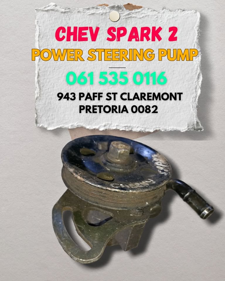 Chev spark 2 power steering pump now in stock