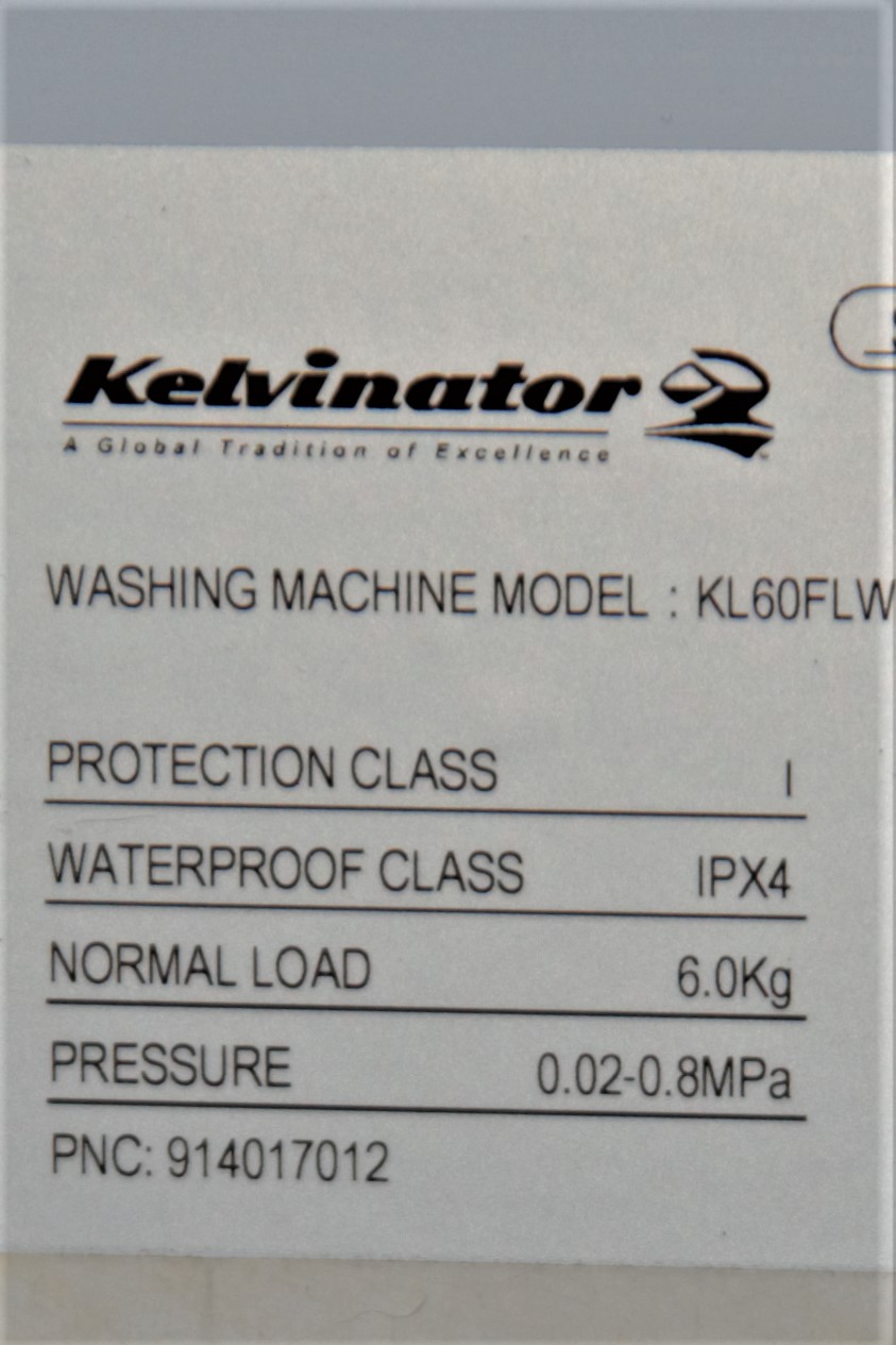 KELVINATOR AUTO W/MACHINE F/LOADER 6KG NORMAL LOAD EXC. COND. Dr. Relocating 