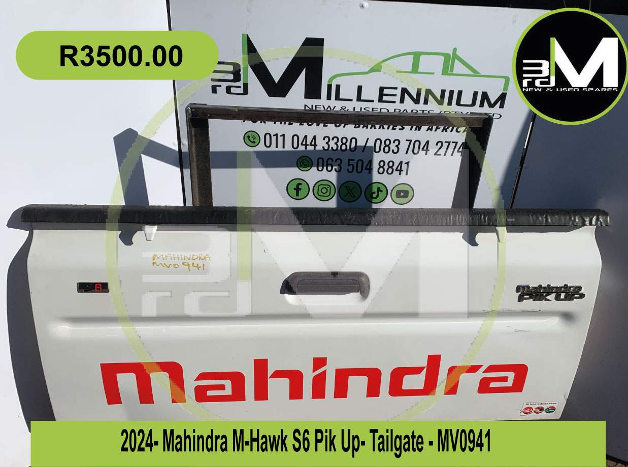 Tailgate - Mahindra M-Hawk S6 - Private Seller Tailgate - Mahindra M-Hawk S6 - Private Seller
