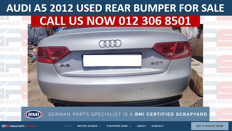 AUDI A5 2012 USED REAR BUMPER FOR SALE - Private Seller AUDI A5 2012 USED REAR BUMPER FOR SALE - Private Seller