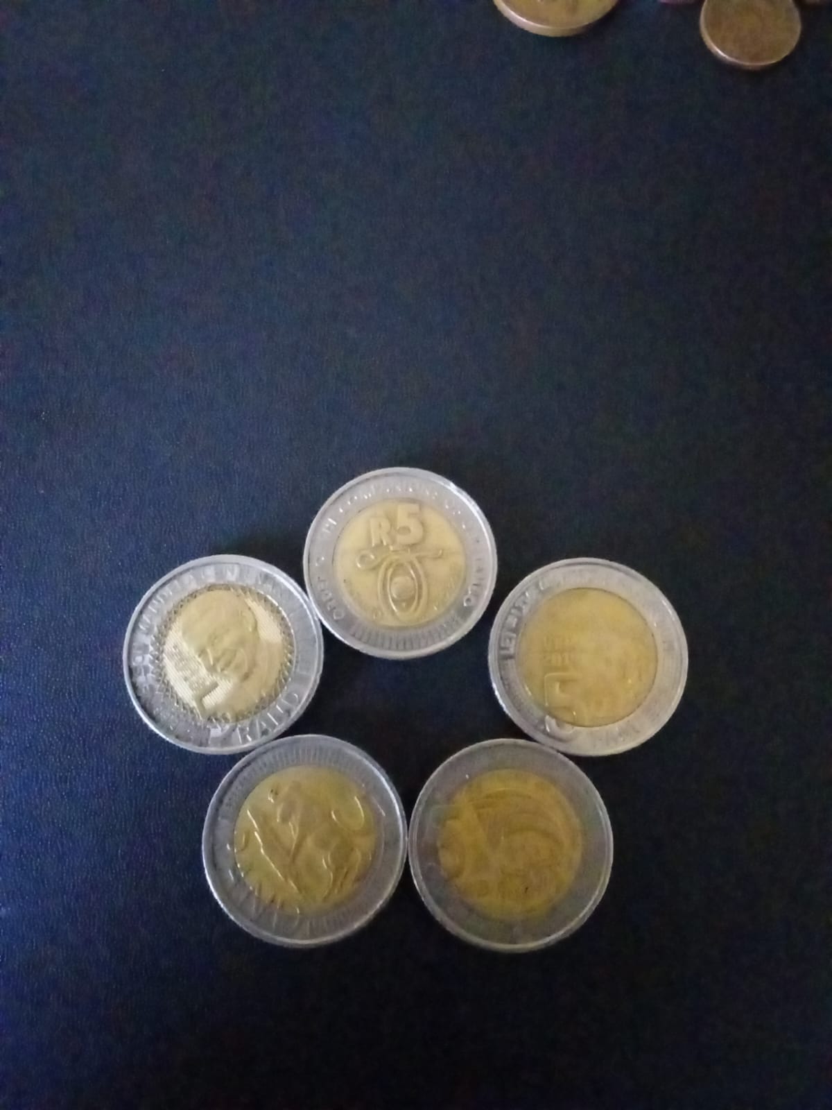 Coins old and Mandela coins