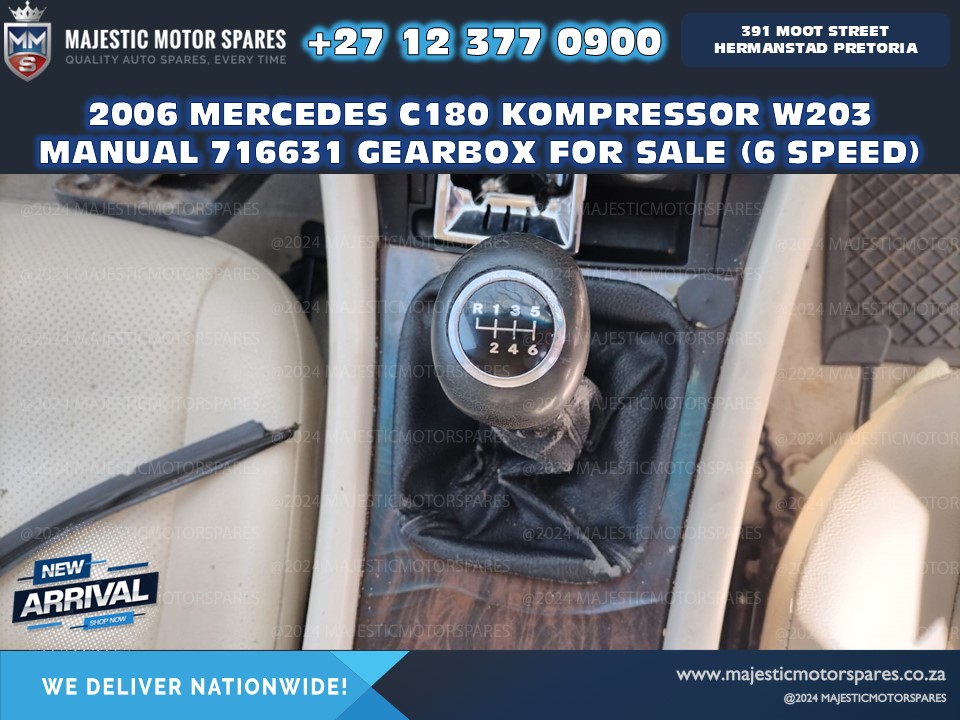 Mercedes Benz C180 Kompressor manual 716.631 gearbox for sale - Private Seller Mercedes Benz C180 Kompressor manual 716.631 gearbox for sale - Private Seller