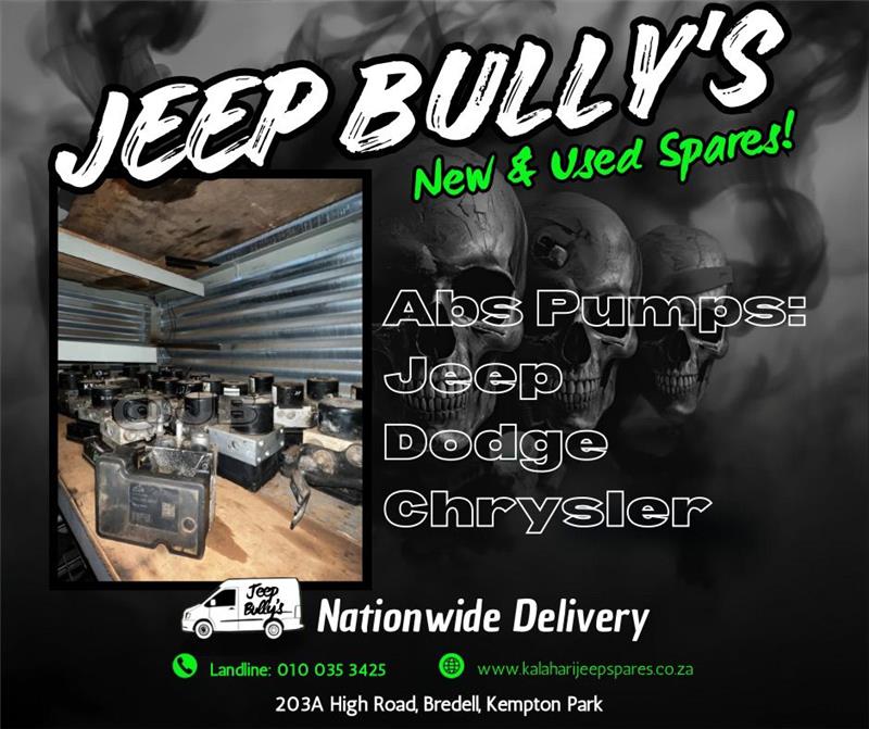 Preloved ABS Pumps Up For Grabs: Jeep, Dodge And Chryslers - Private Seller Preloved ABS Pumps Up For Grabs: Jeep, Dodge And Chryslers - Private Seller