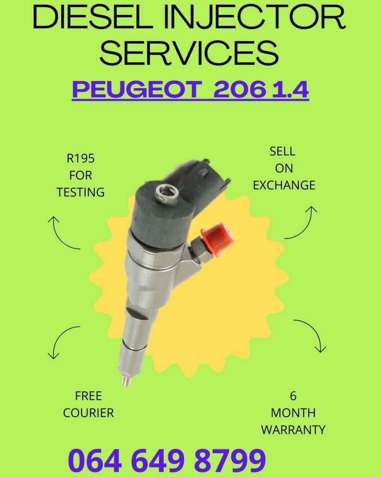 PEUGEOT 206 1.4 DIESEL INJECTOR SERVICES - Private Seller PEUGEOT 206 1.4 DIESEL INJECTOR SERVICES - Private Seller