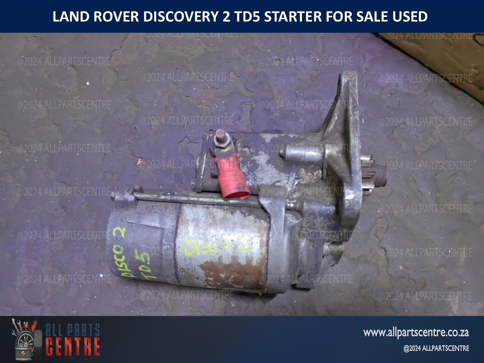 Land Rover Discovery 2 TD5 starter for sale used Land Rover Discovery 2 TD5 starter for sale used