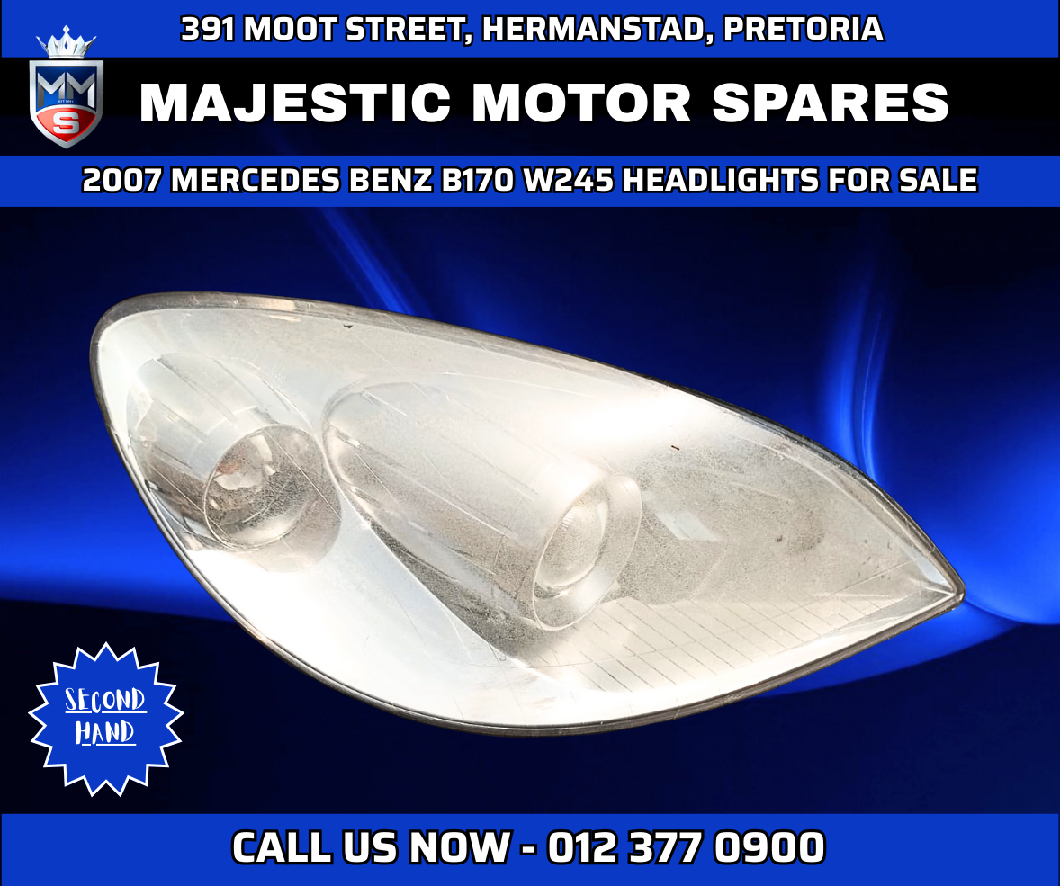2007 Mercedes Benz B170 W245 Headlights For Sale – Used - Private Seller 2007 Mercedes Benz B170 W245 Headlights For Sale – Used - Private Seller