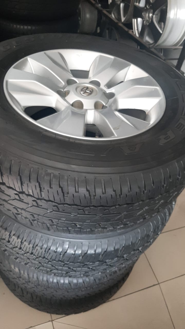 17" Toyota Hilux GD6 original mags with used 265/65/17 tyres set - Private Seller 17" Toyota Hilux GD6 original mags with used 265/65/17 tyres set - Private Seller
