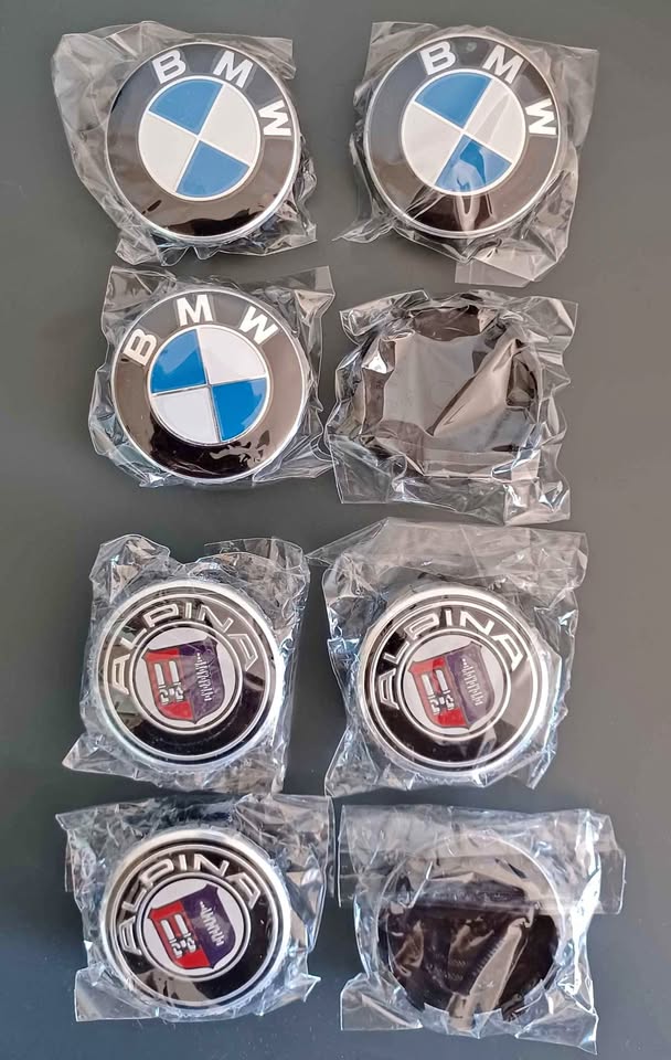 BMW 56mm Wheel Centre caps emblems - Private Seller