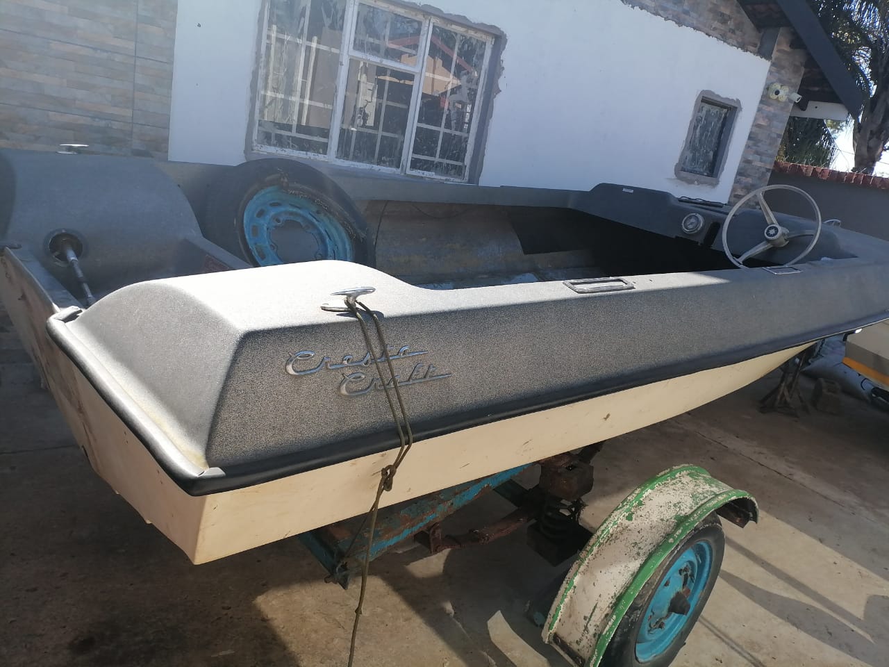 Boat and trailer